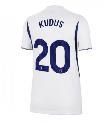 Tottenham Hotspur Mohammed Kudus #20 Hjemmebanetrøje Dame 2026-27 Kortærmet